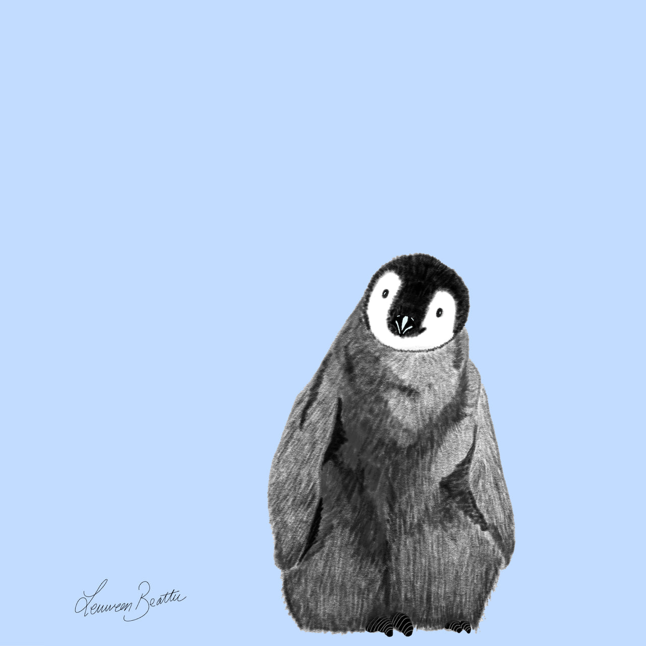 Baby Penguin Illustration