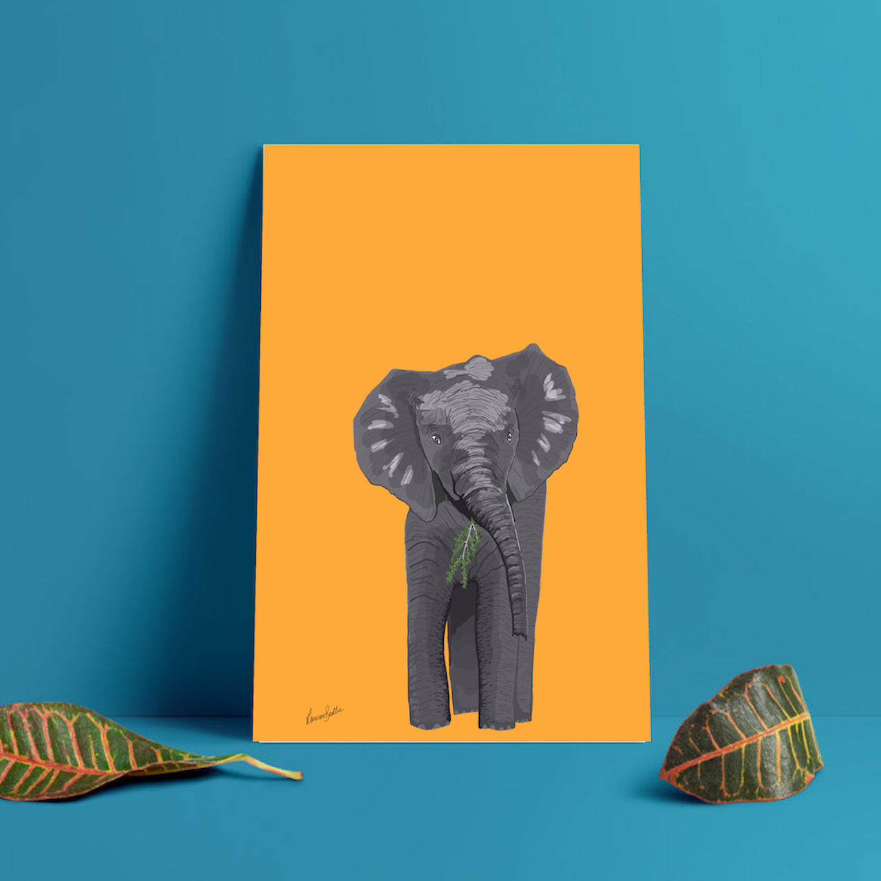 Elliot the Elephant, Illustration