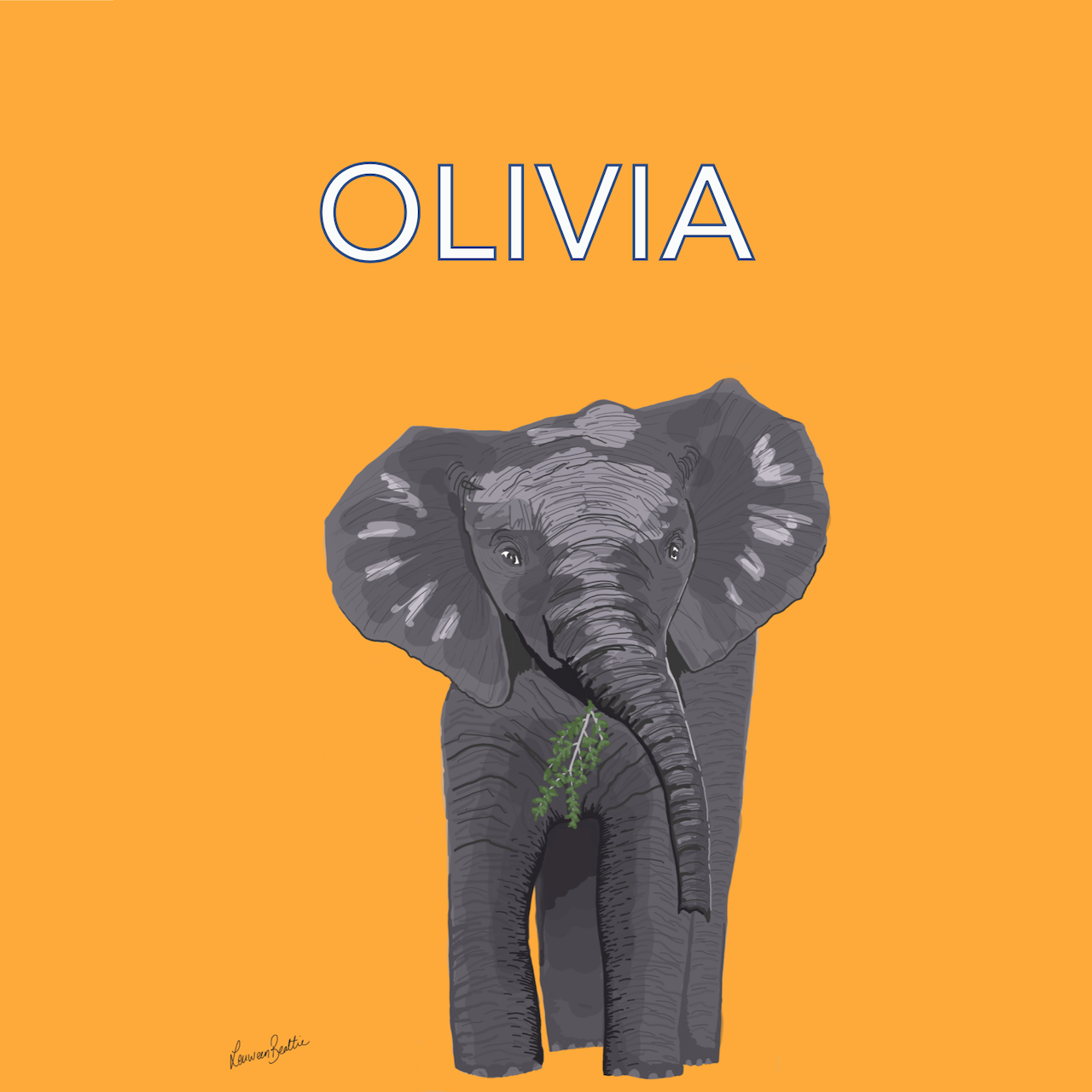 Elliot the Elephant, Illustration